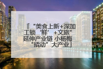 “美食上新+深加工锁‘鲜’+文旅”延伸产业链 小杨梅“撬动”大产业