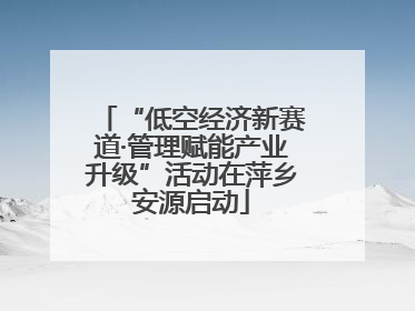 “低空经济新赛道·管理赋能产业升级”活动在萍乡安源启动