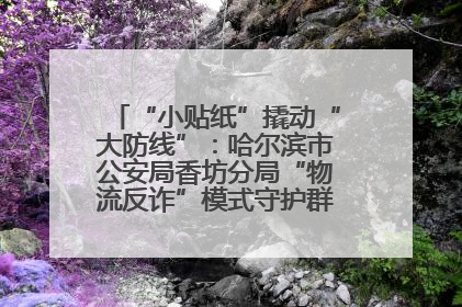 “小贴纸”撬动“大防线”：哈尔滨市公安局香坊分局“物流反诈”模式守护群众“钱袋子”
