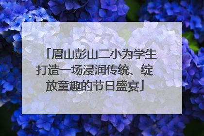眉山彭山二小为学生打造一场浸润传统、绽放童趣的节日盛宴