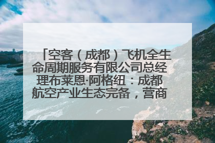 空客（成都）飞机全生命周期服务有限公司总经理布莱恩·阿格纽：成都航空产业生态完备，营商环境优势显著