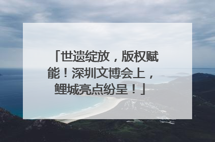 世遗绽放，版权赋能！深圳文博会上，鲤城亮点纷呈！
