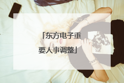 东方电子重要人事调整