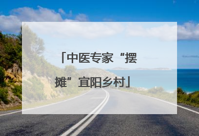 中医专家“摆摊”宜阳乡村