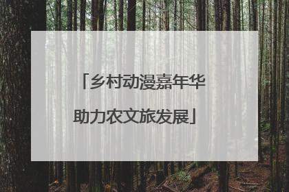 乡村动漫嘉年华助力农文旅发展