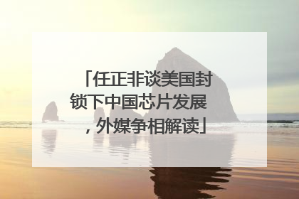 任正非谈美国封锁下中国芯片发展，外媒争相解读