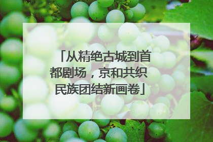 从精绝古城到首都剧场，京和共织民族团结新画卷
