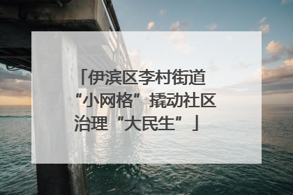 伊滨区李村街道 “小网格”撬动社区治理“大民生”
