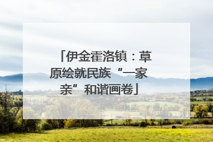 伊金霍洛镇：草原绘就民族“一家亲”和谐画卷