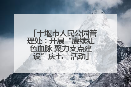十堰市人民公园管理处：开展“赓续红色血脉 聚力支点建设”庆七一活动