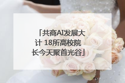 共商AI发展大计 18所高校院长今天聚首光谷
