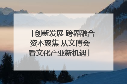 创新发展 跨界融合 资本聚焦 从文博会看文化产业新机遇