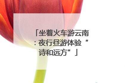 坐着火车游云南：夜行昼游体验“诗和远方”