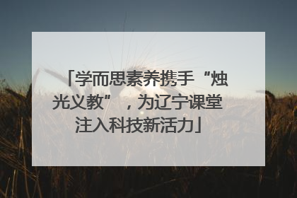 学而思素养携手“烛光义教”，为辽宁课堂注入科技新活力