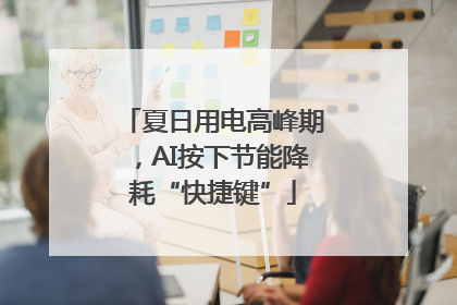 夏日用电高峰期，AI按下节能降耗“快捷键”