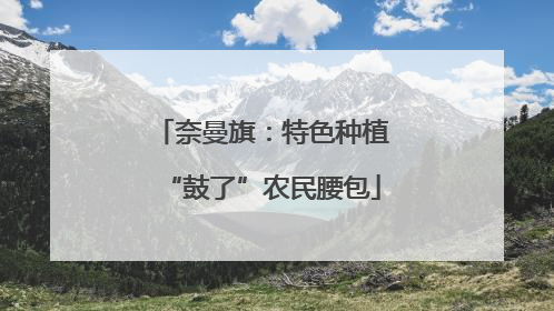 奈曼旗：特色种植“鼓了”农民腰包