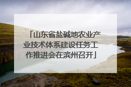 山东省盐碱地农业产业技术体系建设任务工作推进会在滨州召开
