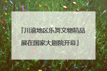 川渝地区乐舞文物精品展在国家大剧院开幕