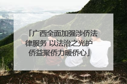 广西全面加强涉侨法律服务 以法治之光护侨益聚侨力暖侨心