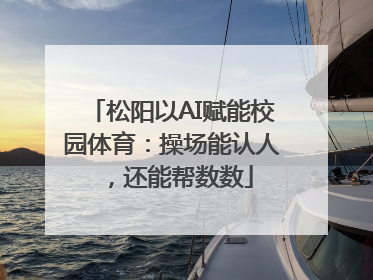 松阳以AI赋能校园体育：操场能认人，还能帮数数