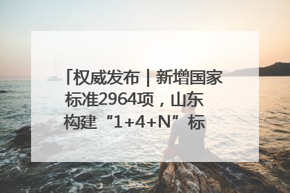 权威发布｜新增国家标准2964项，山东构建“1+4+N”标准化创新发展新格局