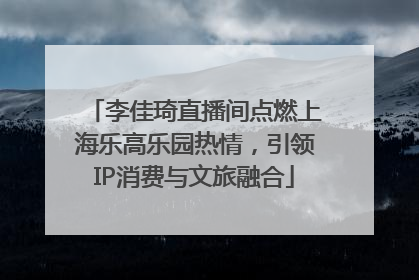 李佳琦直播间点燃上海乐高乐园热情，引领IP消费与文旅融合