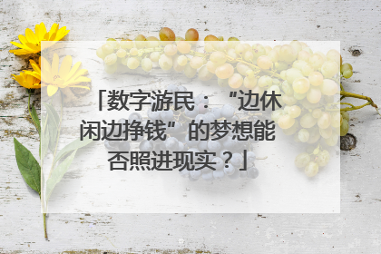 数字游民：“边休闲边挣钱”的梦想能否照进现实？