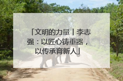 文明的力量丨李志强：以匠心铸重器，以传承育新人