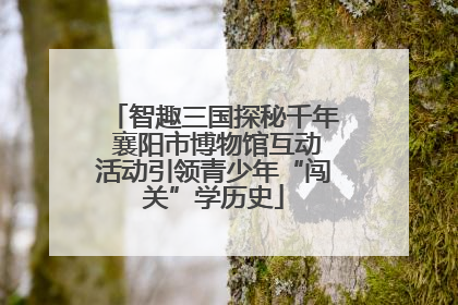 智趣三国探秘千年 襄阳市博物馆互动活动引领青少年“闯关”学历史
