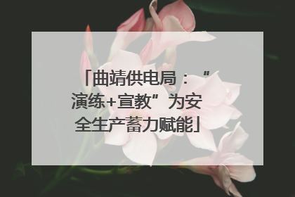 曲靖供电局：“演练+宣教”为安全生产蓄力赋能