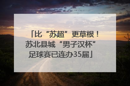 比“苏超”更草根！苏北县城“男子汉杯”足球赛已连办35届