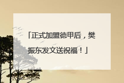 正式加盟德甲后，樊振东发文送祝福！
