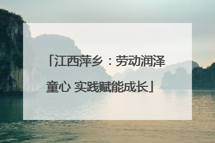 江西萍乡：劳动润泽童心 实践赋能成长