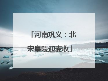 河南巩义：北宋皇陵迎麦收