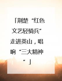荆楚“红色文艺轻骑兵”走进英山，唱响“三大精神”