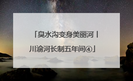 臭水沟变身美丽河丨川渝河长制五年间④