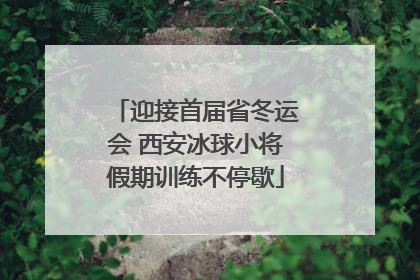 迎接首届省冬运会 西安冰球小将假期训练不停歇