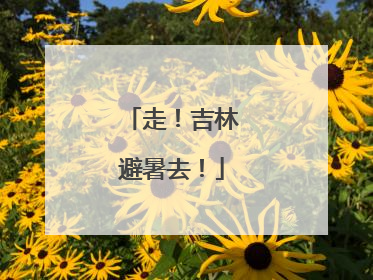 走！吉林避暑去！