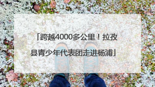 跨越4000多公里！拉孜县青少年代表团走进杨浦