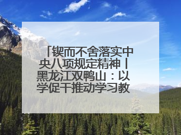 锲而不舍落实中央八项规定精神丨黑龙江双鸭山：以学促干推动学习教育走深走实 从小事入手写好“民生答卷”