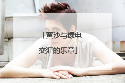 黄沙与绿电交汇的乐章