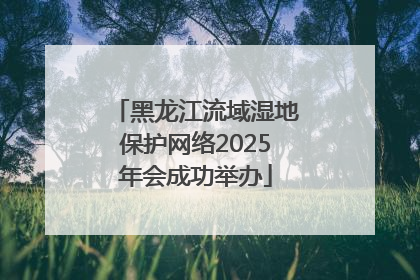 黑龙江流域湿地保护网络2025年会成功举办