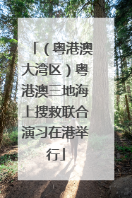（粤港澳大湾区）粤港澳三地海上搜救联合演习在港举行