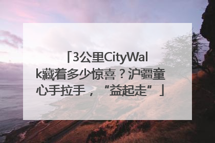 3公里CityWalk藏着多少惊喜？沪疆童心手拉手，“益起走”