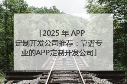 2025 年 APP 定制开发公司推荐：靠谱专业的APP定制开发公司