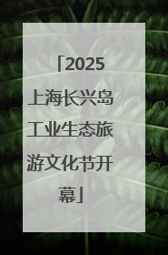 2025上海长兴岛工业生态旅游文化节开幕