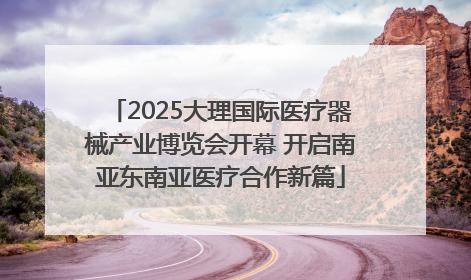 2025大理国际医疗器械产业博览会开幕 开启南亚东南亚医疗合作新篇