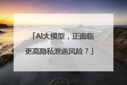 AI大模型，正面临更高隐私泄露风险？