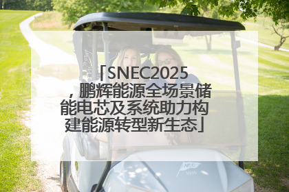 SNEC2025，鹏辉能源全场景储能电芯及系统助力构建能源转型新生态
